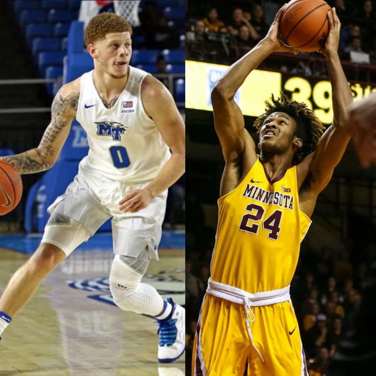 An SCA First!  Alumni face-off in round 1 of the NCAA Tournament.  Eric Curry (Minnesota) vs. Tyrik Dixon (MTSU) - Thursday, 3:00 pm on TNT.