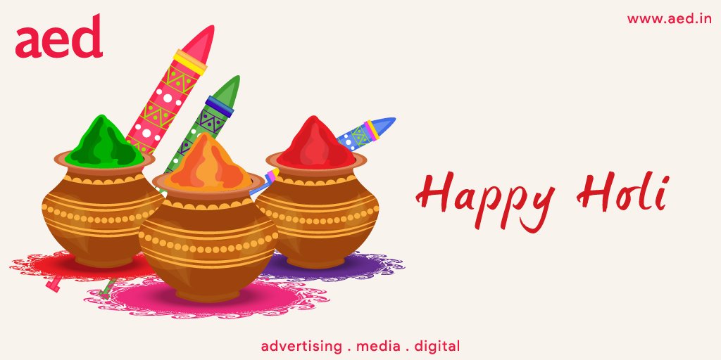 AED_in's tweet photo. AED wishes everyone a very Happy &amp; Safe Holi. Blessing you with colours of love &amp; happiness. #HappyHoli #Holi2017 https://t.co/NPQeqmaRTw