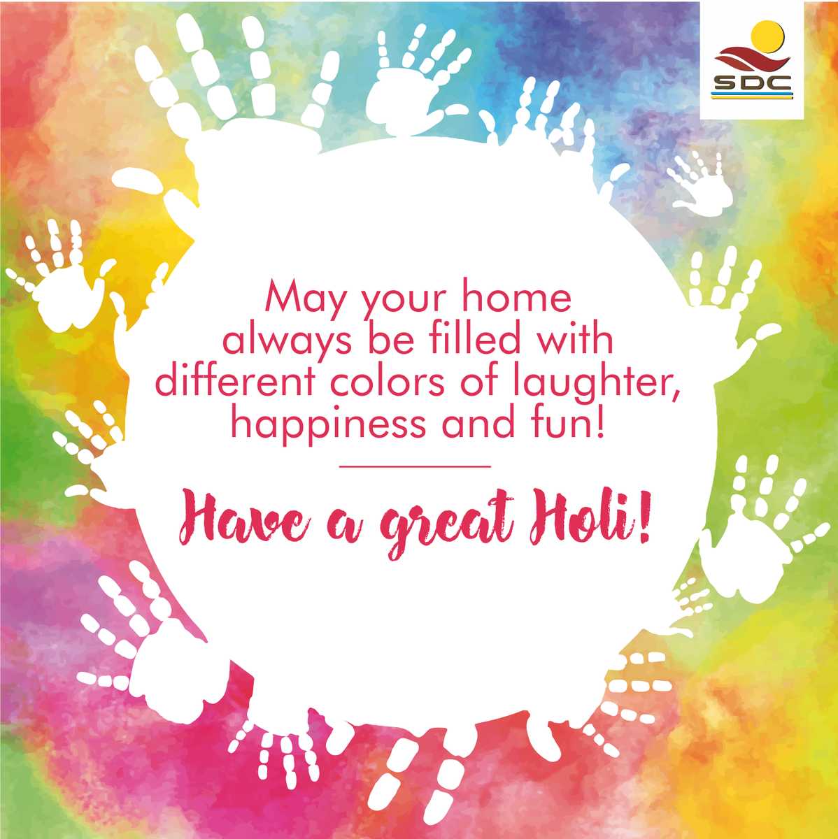 SdcJaipur's tweet photo. Wishing you heartfelt bliss and prosperity this #Holi by #SDC https://t.co/AzzUCIZd9n