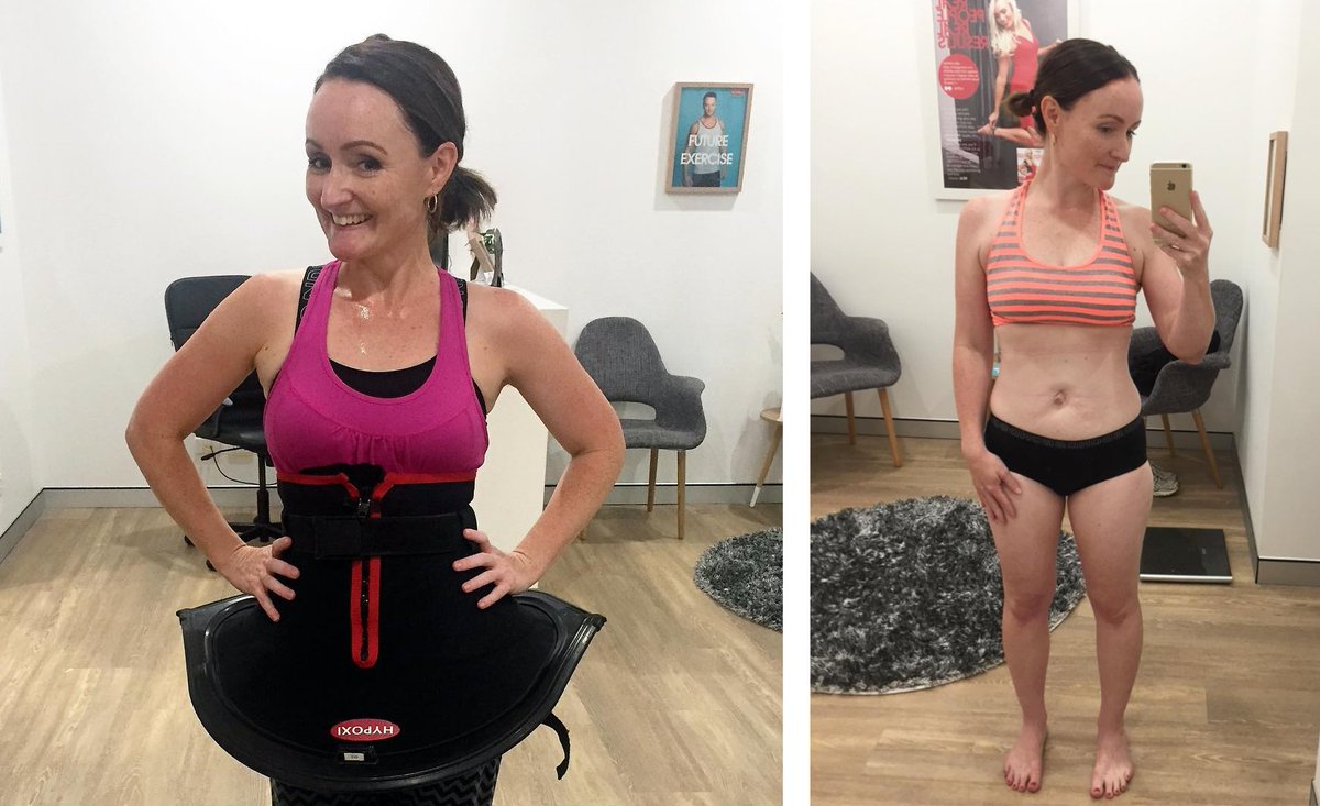HypoxiAustralia's tweet photo. "HYPOXI is the best #MumLifeHack ever I'm roughly half a size down so far, bring on the skinny jeans for winter!" says @thestylingmama https://t.co/SWqPLmYKqq