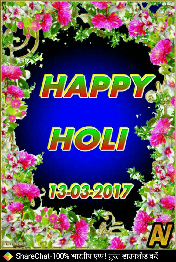 A happy prosperous &amp; joyful holi to all