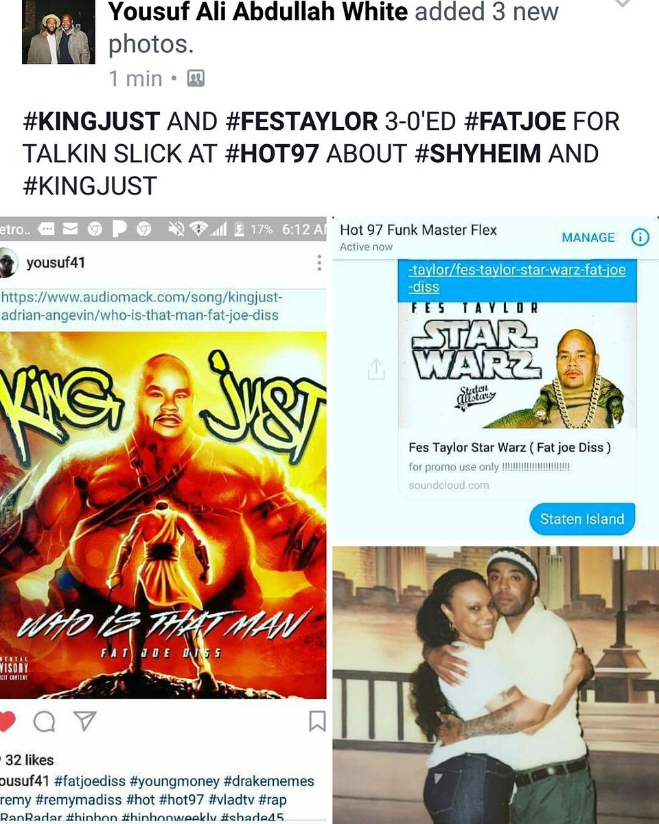 @KingJustMusic @POPBROWNHORNET @taylor2fly @fatjoe @funkflex @FranchiseRP @FRPLiveTV @vladtv @Beads_Z_Wider @FloydMayweather #FatJoeDiss