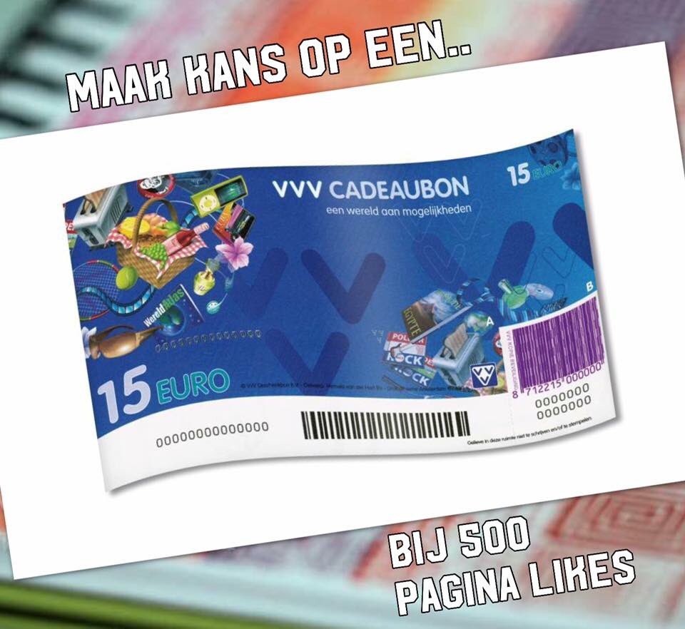 Een nieuwe #facebookactie! 
Like onze pagina en maak kans op een VVV cadeaubon t.w.v. €15  

Doe nu mee > facebook.com/bedrijfsstempe…