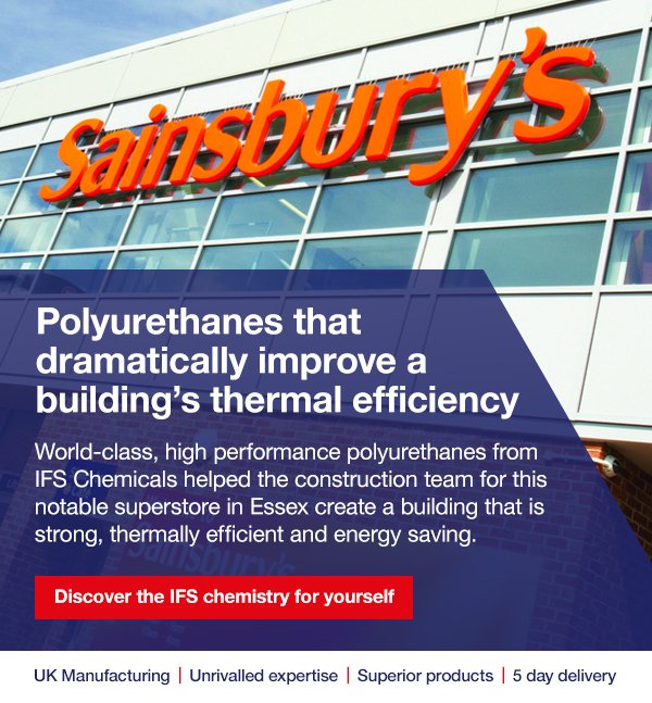 IFSChemicals's tweet photo. IFS Chemicals: Polyurethanes that dramatically improve a building's thermal efficiency. Discover the chemistry - https://t.co/RjnrdCdjGg https://t.co/Qm8Tjwvgsb