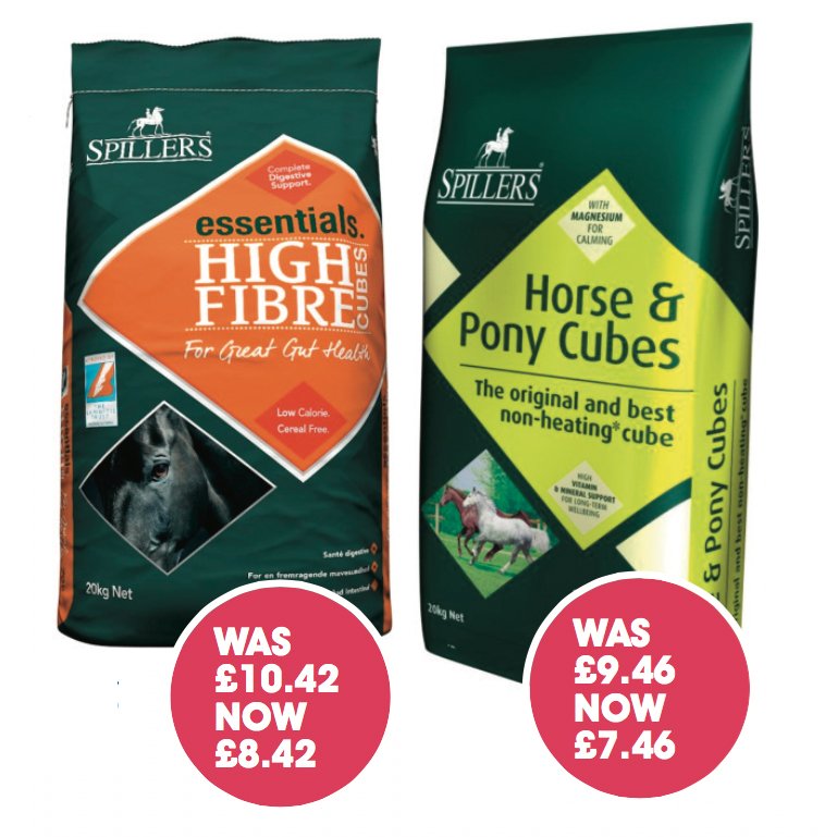 Give your #horse food with the correct balance of nutrients to help promote good long term health - We have 2 on special offer from Spillers