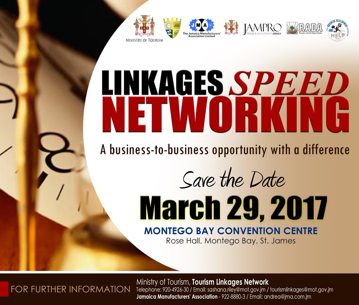 EXIMBankJa's tweet photo. Look out for a #EXIMBankJa Business Advisory Services Workshop in Mobay soon, and this Linkages Speed Networking event is also a must! https://t.co/uwAe5IlACj