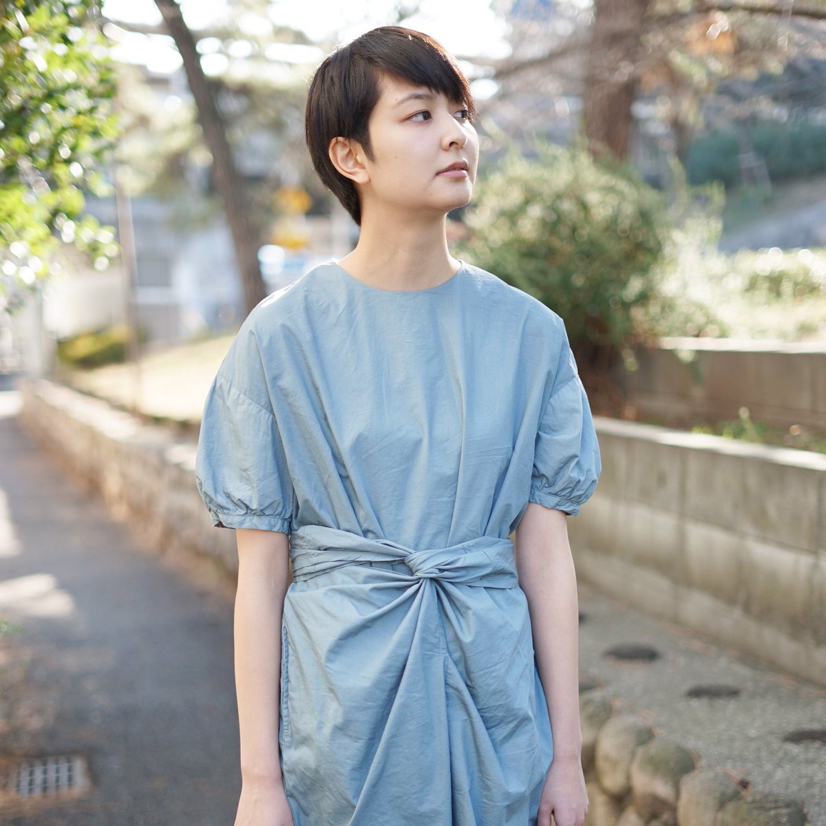 新素材新作 Cosmic Wonder オーガニックコットン ラップドレス ロングワンピース Www Indiashopps Com