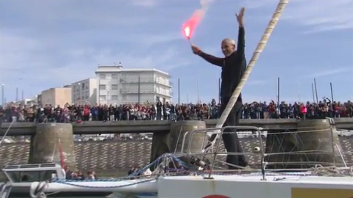 Sebastien Destremau finishes VendéeGlobe 16/17 with Technofirst-faceOcean, video van het aankomst: youtu.be/QcfbCZnBgOk