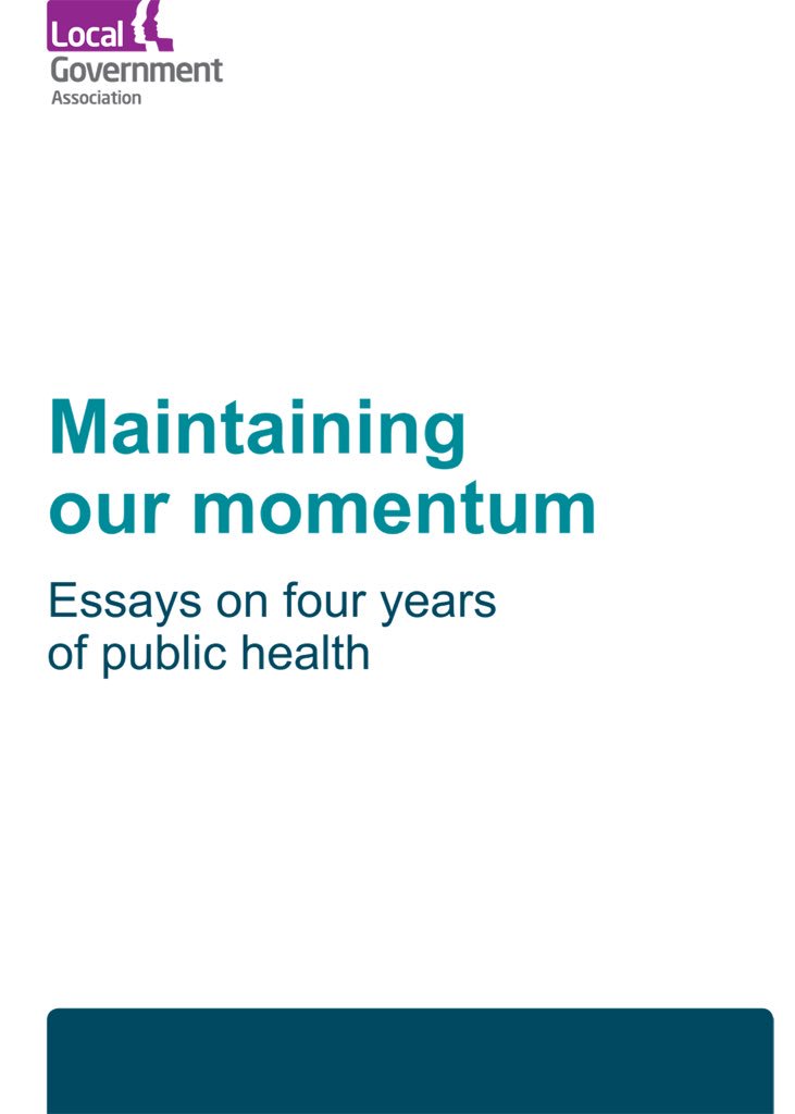 NEW! Maintaining our momentum essays on four years of public health local.gov.uk/web/guest/publ… <a href="/ADPHUK/">Association of Directors of Public Health (ADPH)</a>