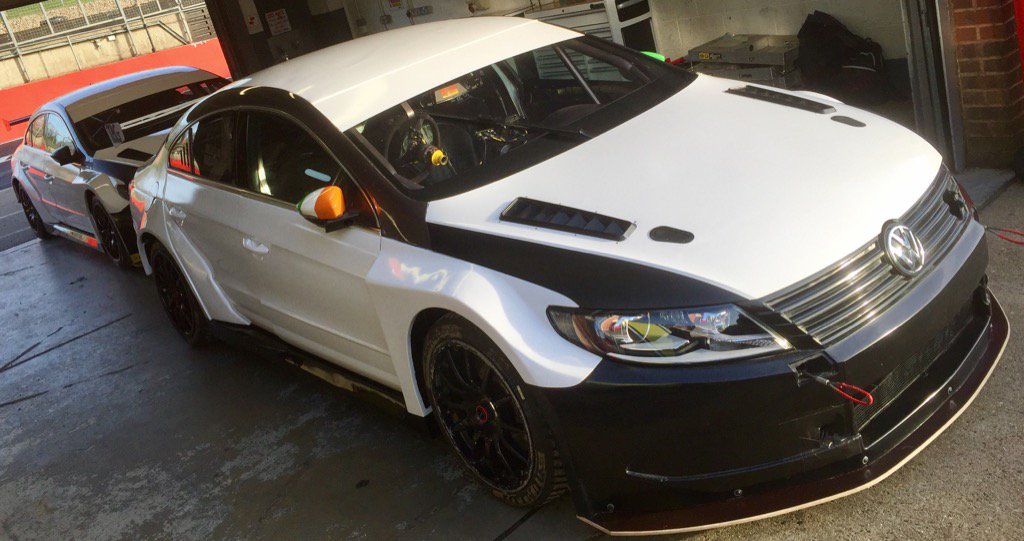 tonygilham34's tweet photo. We are @Brands_Hatch today for shakedown of these two bad boys. All new CC built by @TeamHardRacing for @DunlopBTCC https://t.co/sbDLoa5ILR