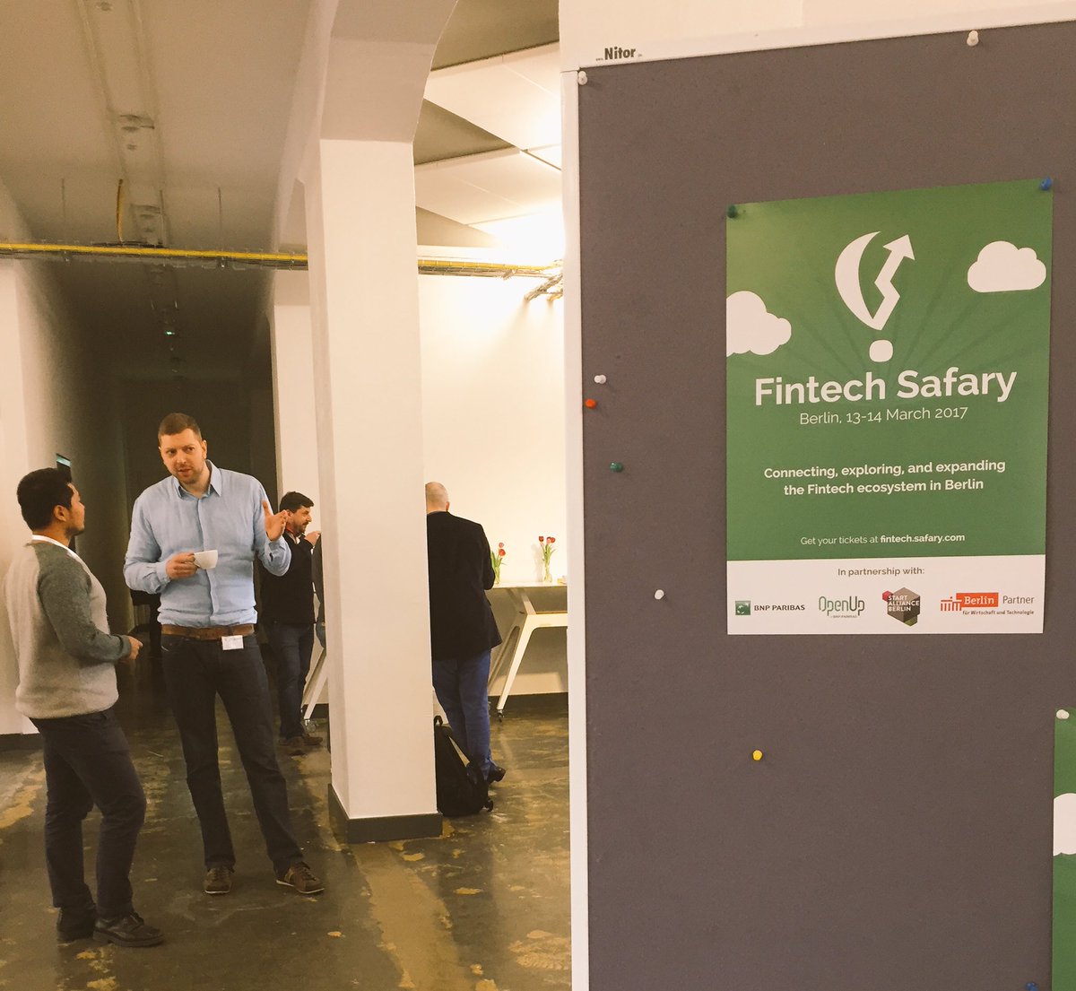 What a day to kick off <a href="/FintechSafary/">Fintech Safary</a>! Come by @spielfeld to get some breakfast and meet everyone participating the #fintechsafary2017