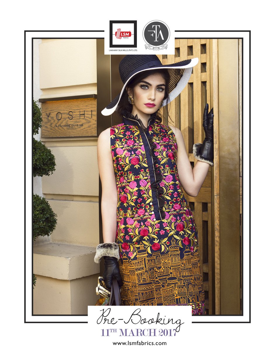 FabricsLSM's tweet photo. LSM Fabric's designer series presents Farah Talib Aziz Spring '17 launching on 15th March 2017.
#ThisIsLSM #FarahTalibAzizforLSM #FTAxLSM https://t.co/iCtLlze3IK