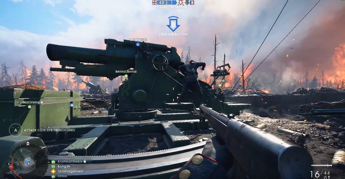 Battlefield Bulletin on Twitter: "The new stationary weapon "Siege  Howitzer" is available on the game mode "Frontlines". It's beautiful 😍 #BF1  #TheyShallNotPass. https://t.co/xbD8JOOA91" / Twitter
