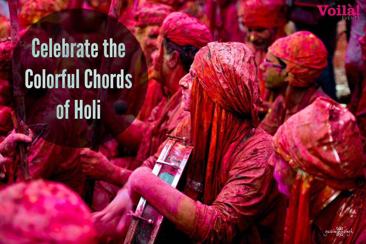 Colors, Music and Merriment!
May you have it all this day! #HappyHoli #VoilaEvents
