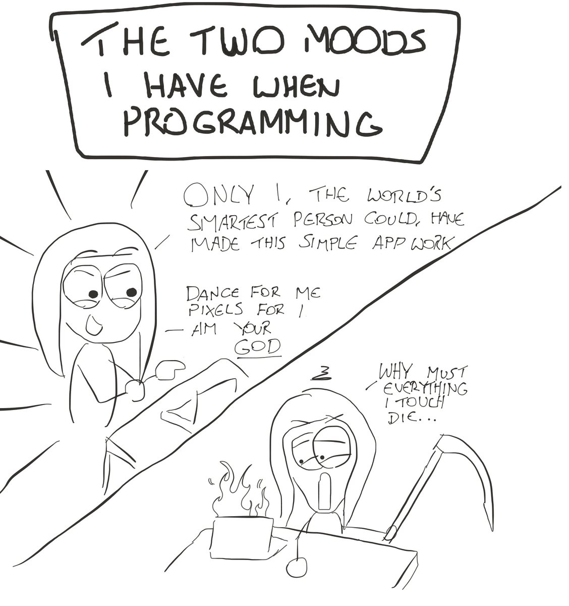 EmmaODonn's tweet photo. I'm probably using too much petrol

#programming #comic #girlswhocode https://t.co/IlvJB4WvAV
