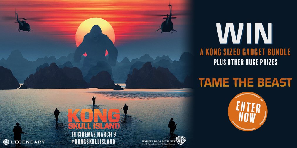 thebluebeards's tweet photo. WIN an awesome Kong-sized gadget bundle for your home! Enter here: https://t.co/7B3ULgsG5e #KongSkullIsland @kongskullisland https://t.co/Ai0zAsK1s9