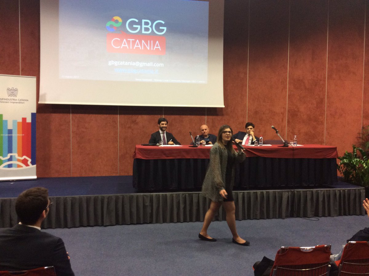 ConfindustriaCT's tweet photo. @gicatania "L'Impresa dei tuoi sogni" , @Ilenia_Santoddi "Imprenditorialita' femminile e web tecnologies " https://t.co/8lGyPnjxZv