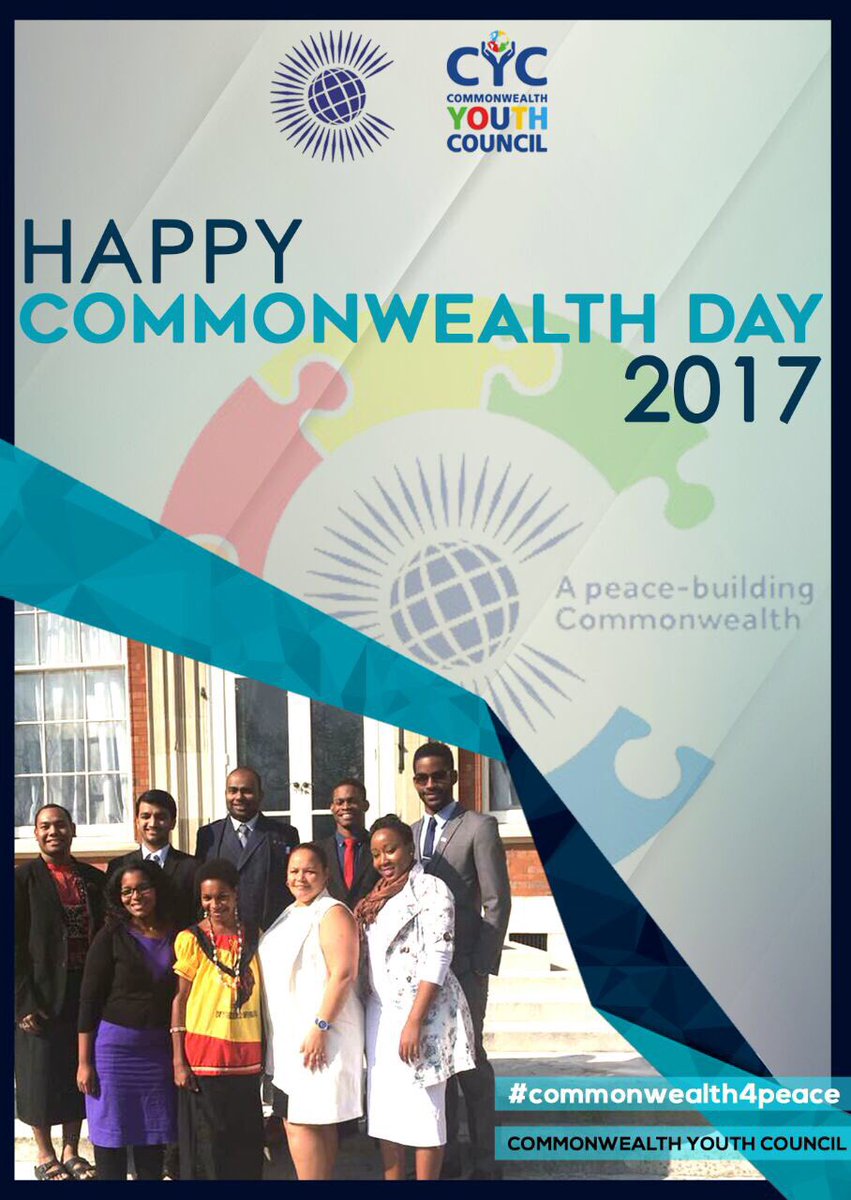 Official_CYC's tweet photo. Happy #Commonwealth Day! A glorious day to celebrate &amp; build on our differences to embrace the values of " A Peace-Building Commonwealth"! https://t.co/Ahp1HQ3oGy