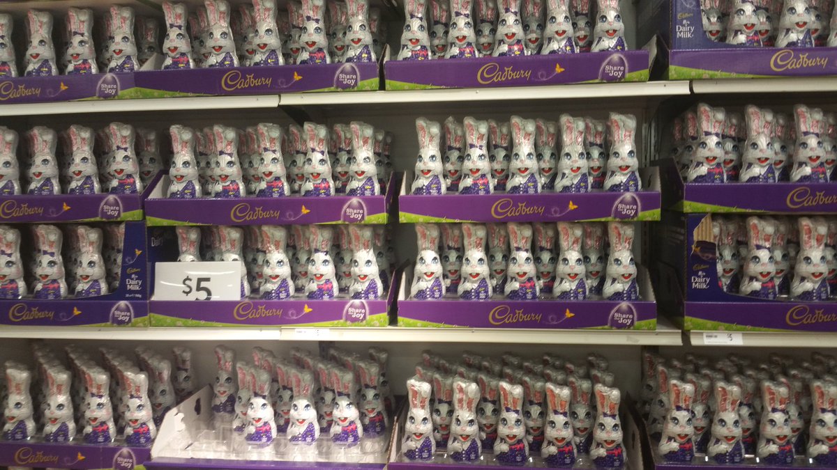 Too many #Invasive Rabbits for sale this #Easter. Support our locals buy bilby chocolates #BilbiesNotBunnies @savebilbyfund @TSCommissioner