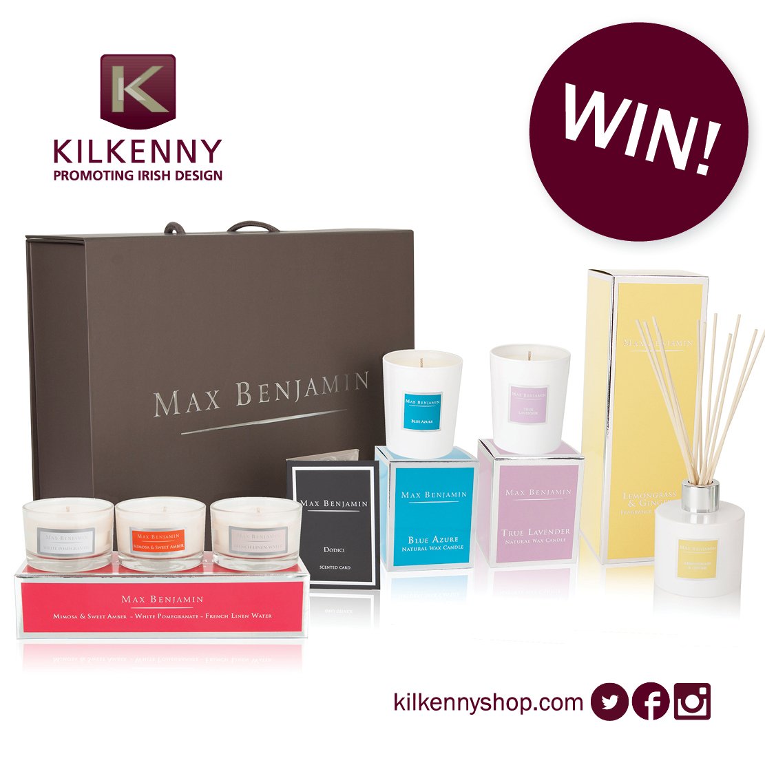 RTE_GUIDE's tweet photo. To celebrate Mother’s Day, we’ve teamed up with @kilkennyshop to give away this gorgeous Max Benjamin hamper. Simply Follow &amp; RT to enter https://t.co/w2B9izy8YP