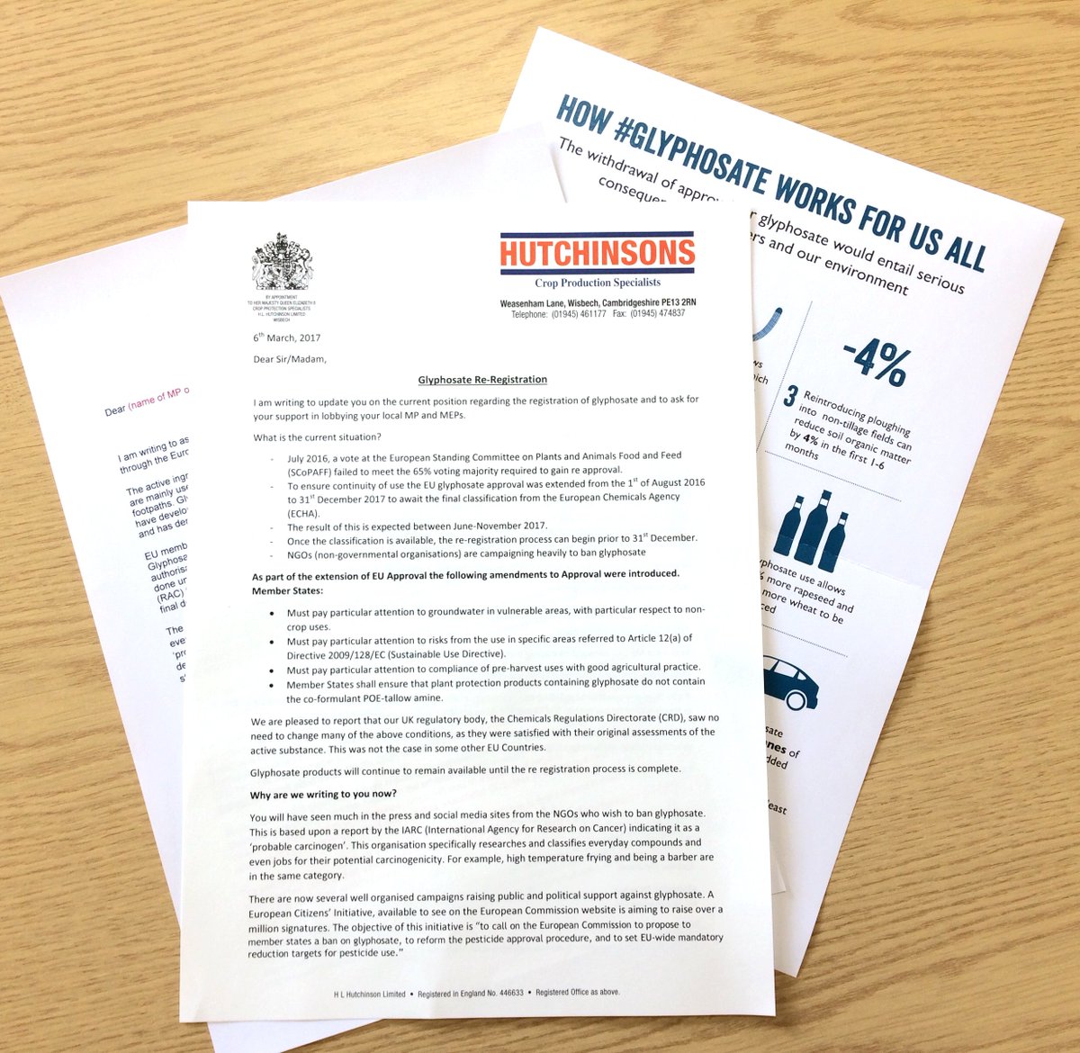 Please lobby your MP/MEP now to protect this vital modern farming tool #glyphosate #glyphosateisvital - more details hlhltd.co.uk