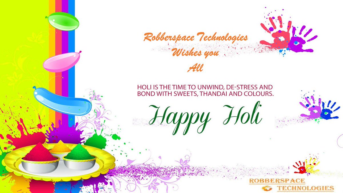 robberspace's tweet image. Robberspace Technologies Wishes You Happy Holi Guys.