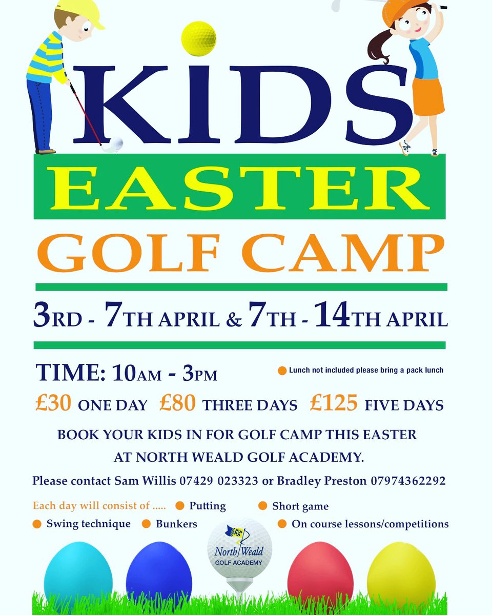 Want your kids to learn a new sport? Give us a call to book for our Easter camps <a href="/Northwealdrange/">North Weald Range</a> #funfunfun