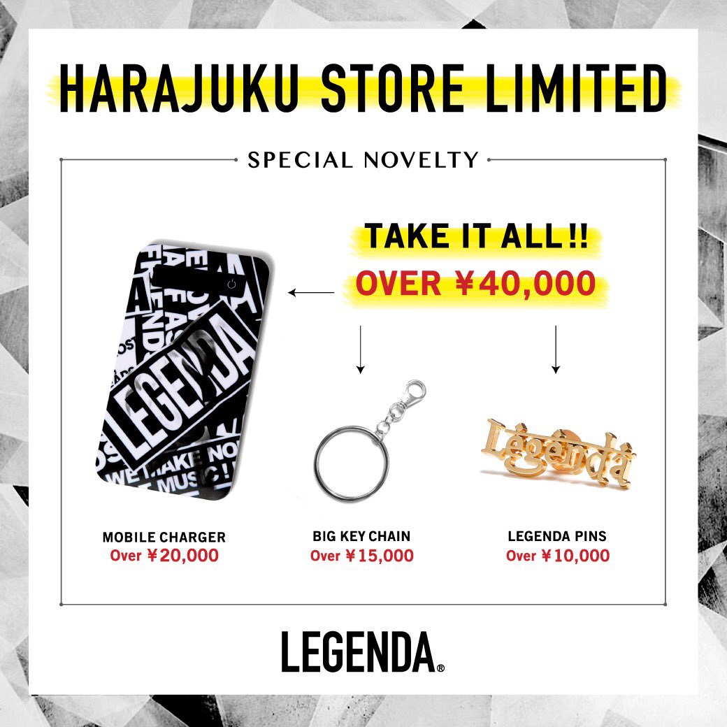 JUMBO_TOKYO's tweet photo. ''HARAJUKU STORE LIMITED''
お楽しみに🤤🤘🏻
#LEGENDA_TOKYO #LEGENDA_HARAJUKU #STORELIMITED #LIMITEDITEM #SPECIAL #NOVELTY #HARAJUKU https://t.co/GlVnrEmqjr