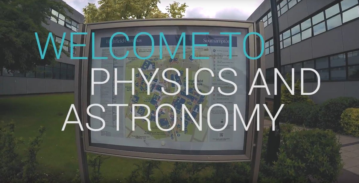 Hear from current students and alumni on why they love Physics and Astronomy at the University of Southampton ow.ly/NH6E309QoUJ