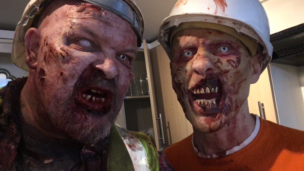 andyru68's tweet image. @events2scare @deadpose666 #brighton #henparty #walkers #zombies #zombiesbuilders  #gore #sfx
