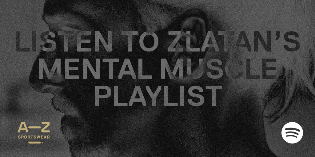 When your body begs you to stop - turn up Zlatan’s A-Z playlist to drown it out. Listen here: a-z.com/mental-muscle-…