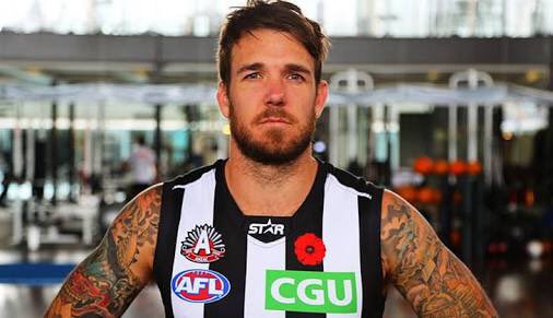 Dane Swan .. always the team player for Collingwood and in Tucker Trials, trying to win food for camp. Gave all for his team. Did Casey..no