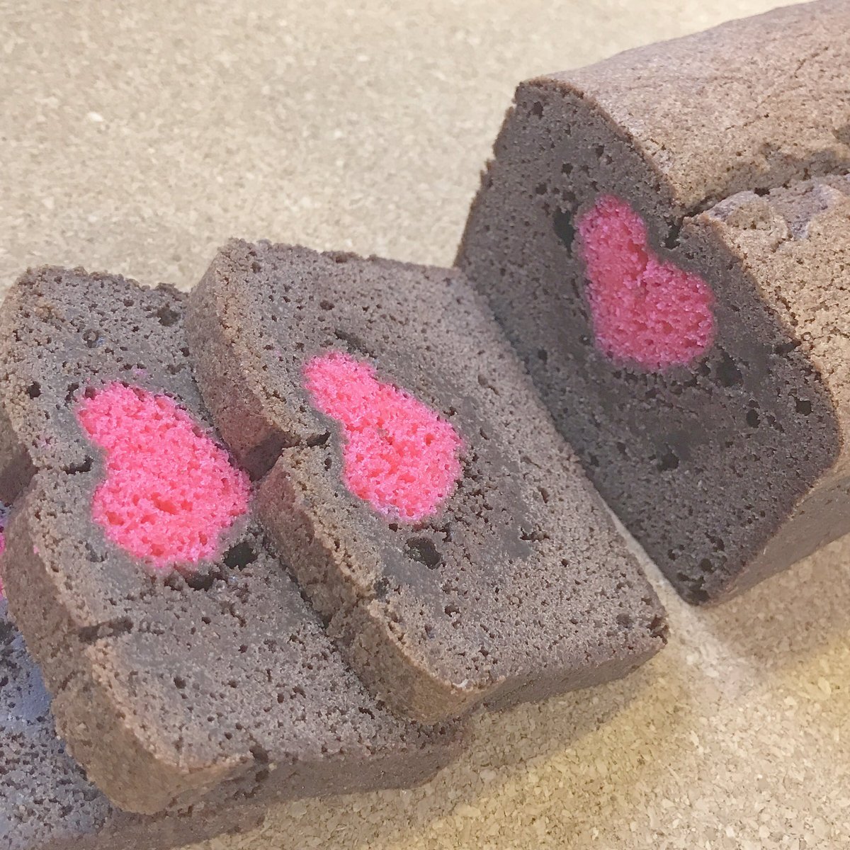 ハートのパウンドケーキ ハートのパウンドケーキ