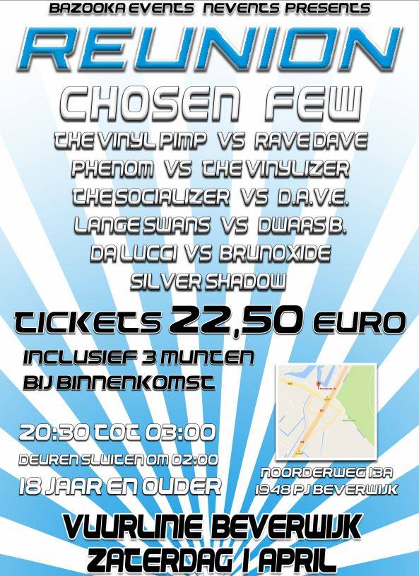 DutchCoreFM's tweet image. Follow the "REUNION" 1 april - Vuurlinie Beverwijk  @djchosenfew &amp;amp; Many more! LIVE on #DutchCoreFM (also the Afterparty ;-) 20:30 till 8:00!