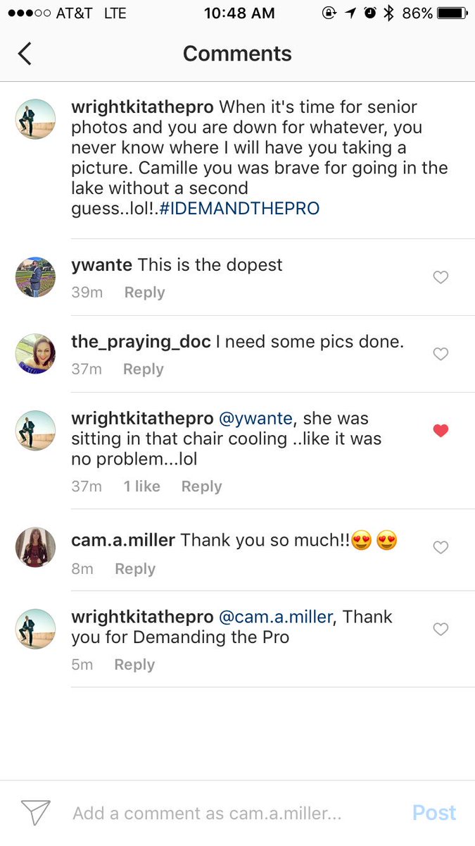 AlyseCamille's tweet image. Kita: u just chillin,splashing in the water. u must like the outdoors?
me: I mean im not afraid😜
Thxs Kita Wright for my sr pics!!#proworks