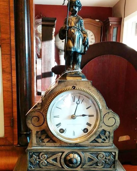BehindTimeClock's tweet image. A Seth Thomas mantel clock from the late 1800s that is in for repair. 
#antique #clock #Se… ift.tt/2mSIgtw