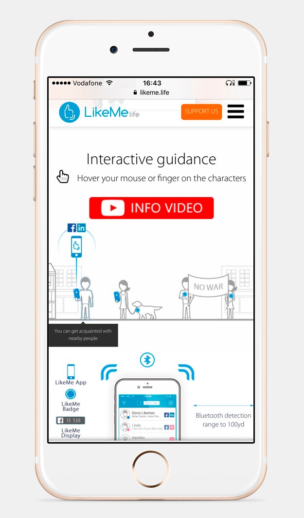 LikeMe_Life's tweet image. To understand easily how LikeMe is working, just check the iconography on our web likeme.life #LikeMe #startup #socialmedia