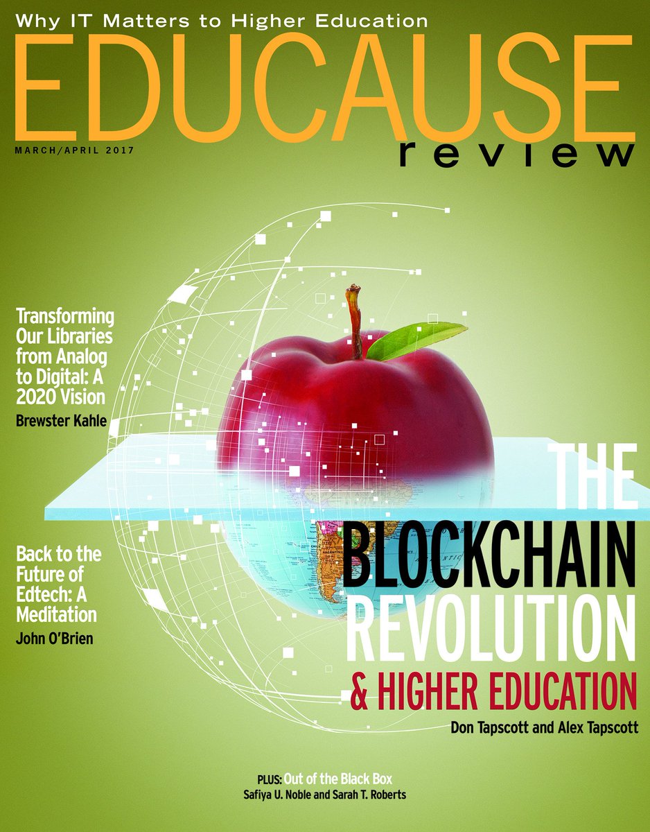 Resultat d'imatges de EDUCAUSE Review: Print Edition Volume 52, Number 2 March/April 2017