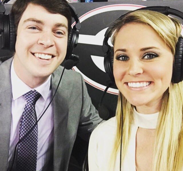 KevinCopp's tweet image. Crazy that I just wrapped up year eight (!!) of calling #NCAAGym - thanks @cathires and @laurencap1 for making this the best one yet!