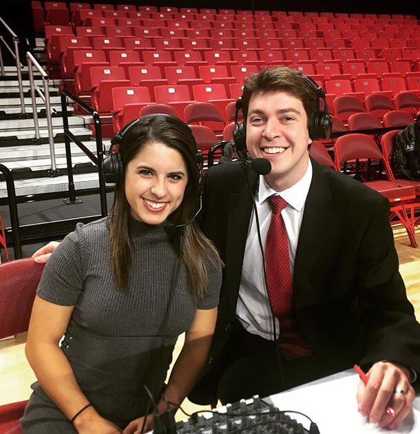 KevinCopp's tweet image. Crazy that I just wrapped up year eight (!!) of calling #NCAAGym - thanks @cathires and @laurencap1 for making this the best one yet!