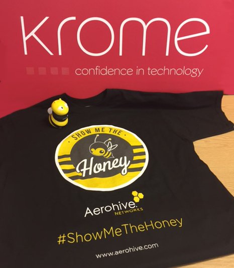 @Aerohive Thanks for the #ShowMeTheHoney goodies!