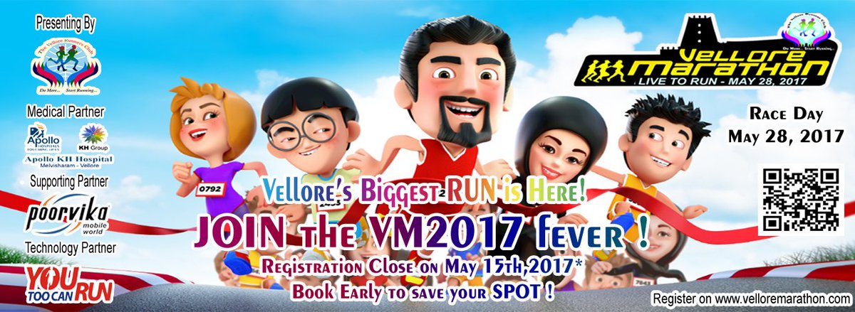 VelloreMarathon's tweet photo. https://t.co/R0MNNeZrs9