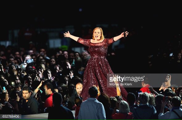 Adele performs in Adelaide. Image taken on assignment for #gettyimages #adele #adelaide #australia