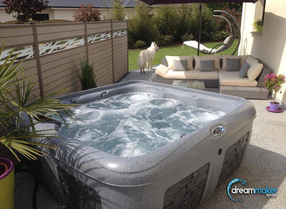 Dream Maker Spas shells are built using 100% of recyclable input materials.  Models starting at $3395!  #dreammakerspas #hottubs