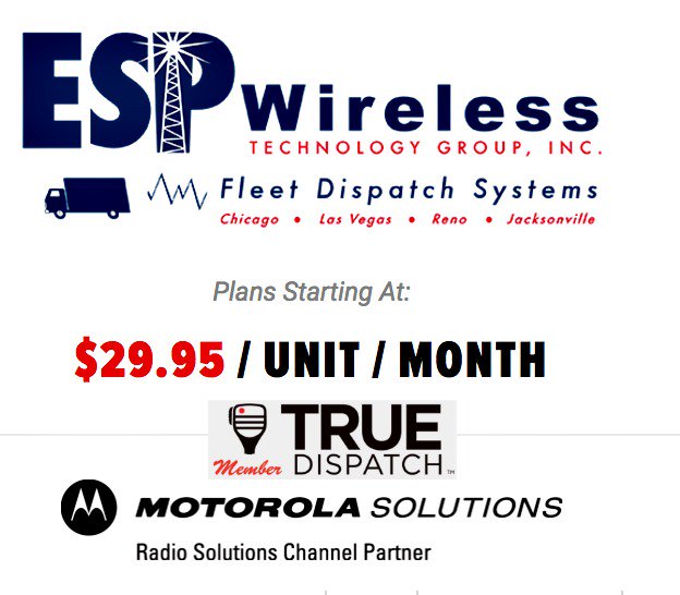 MotoSolutions's tweet photo. RT @TrueDispatch "#MemberMonday: #ESPWireless offers @MotoSolutions #FleetDispatch... https://t.co/7VT8St4CKU" https://t.co/tBFxkHf8Lq