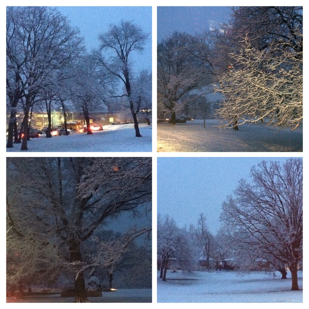 smtrue23's tweet photo. Beautiful @RogersMiddleSch drop off this morning #springbreaksoon #winterstill https://t.co/11YVKKmSME