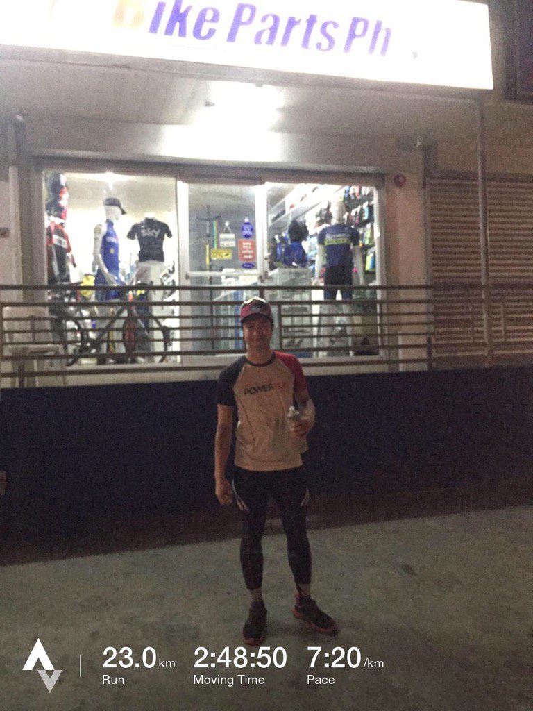 patrickishere's tweet photo. 23 kilometers uphill run to Sumulong, Antipolo via Valley Golf! Patrick- 1
Monday- 0
😂😂😂 #TeamRunshift #Triathlon https://t.co/n4UrdCQTqo