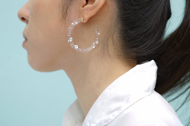 Harioランプワークファクトリー A Twitter ピアス ラ ジサークル 水滴が集まり 大きなフープの形になりました 透明感のある大人の女性を演出してくれます Hario ガラス アクセサリー 春 Handmade Jewelry Hariolampworkfactory T Co 7uzkrdarku