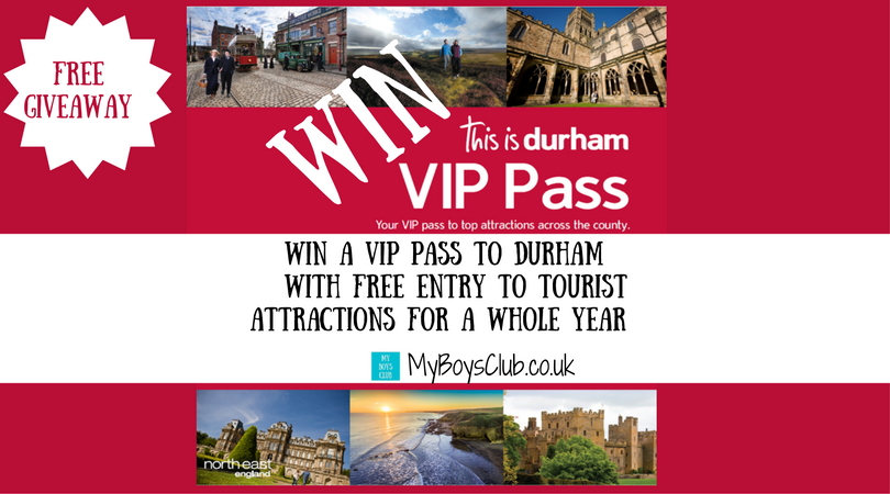 Want to be a #Durham VIP? Enter our GIVEAWAY for 1 year FREE entry to tourist attractions #nebloggers #nefollowers 
myboysclub.co.uk/2017/03/win-vi…
