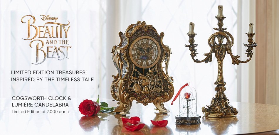 Where to Buy Beauty and the Beast's Clock and Candelabra